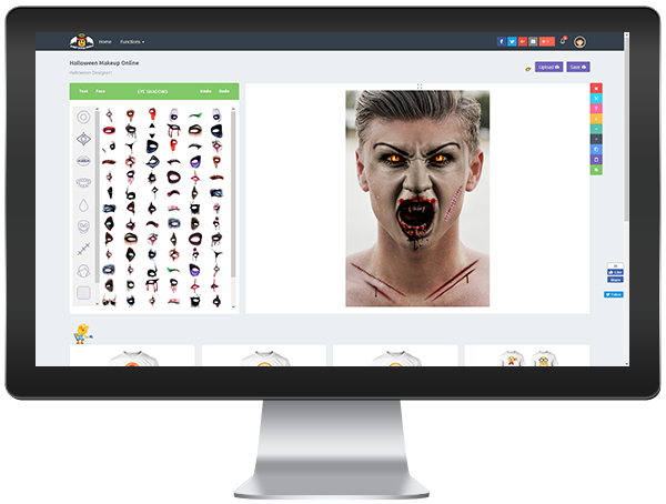 Halloween Makeup Online | Halloween Designer